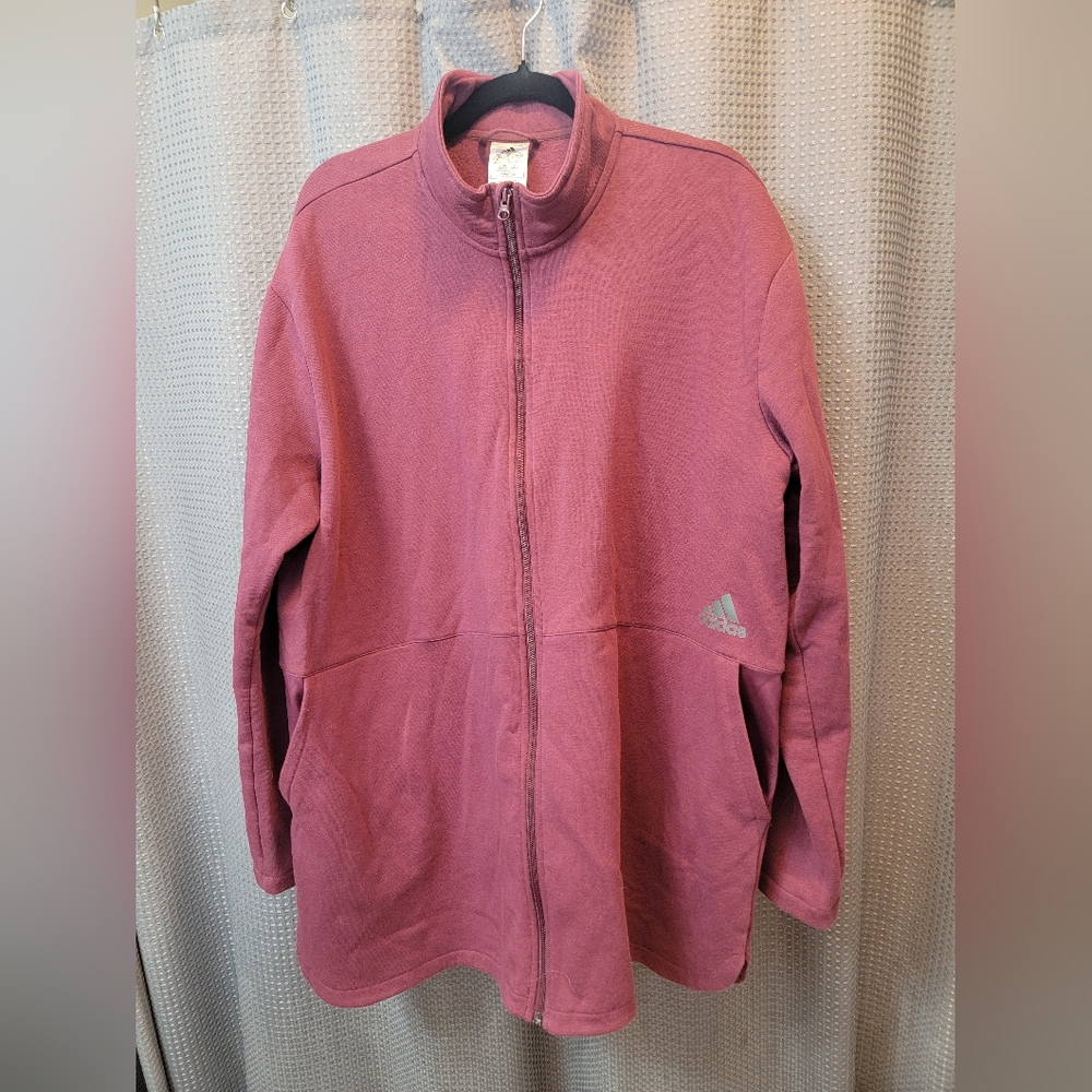 NWOT Adidas Long Fleece Jacket Size 2X